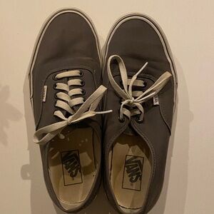 Vans Charcoal Lace-Up Sneakers